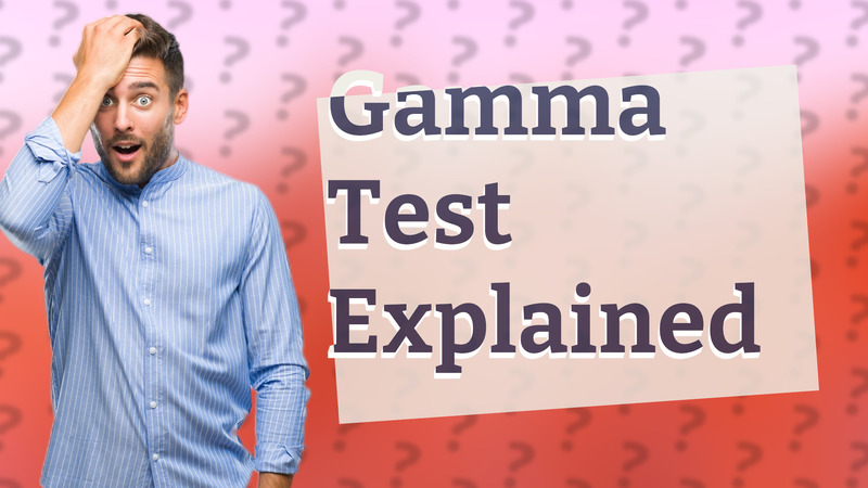 Gamma Test Explained