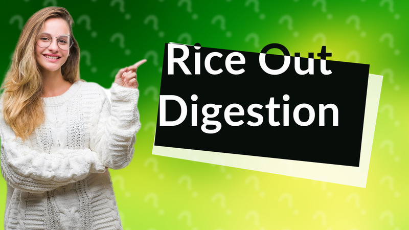 Rice Out Digestion