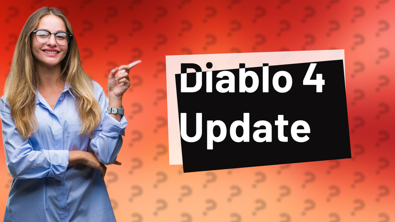 Diablo 4 Update