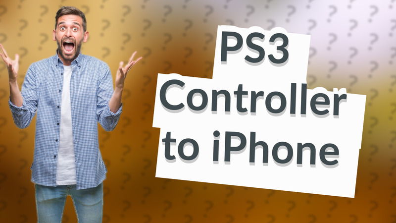 PS3 Controller to iPhone