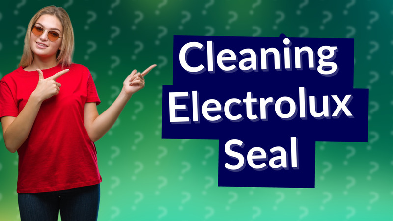Cleaning Electrolux Seal