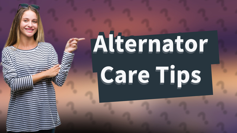 Alternator Care Tips