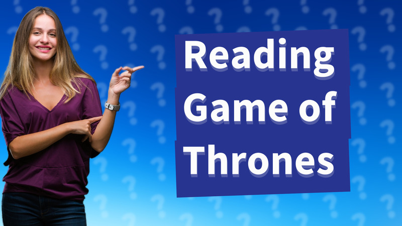 Reading Game of Thrones