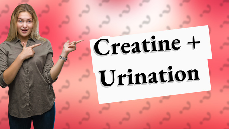 Creatine + Urination