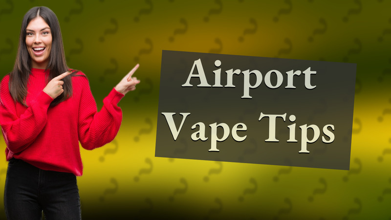 Airport Vape Tips