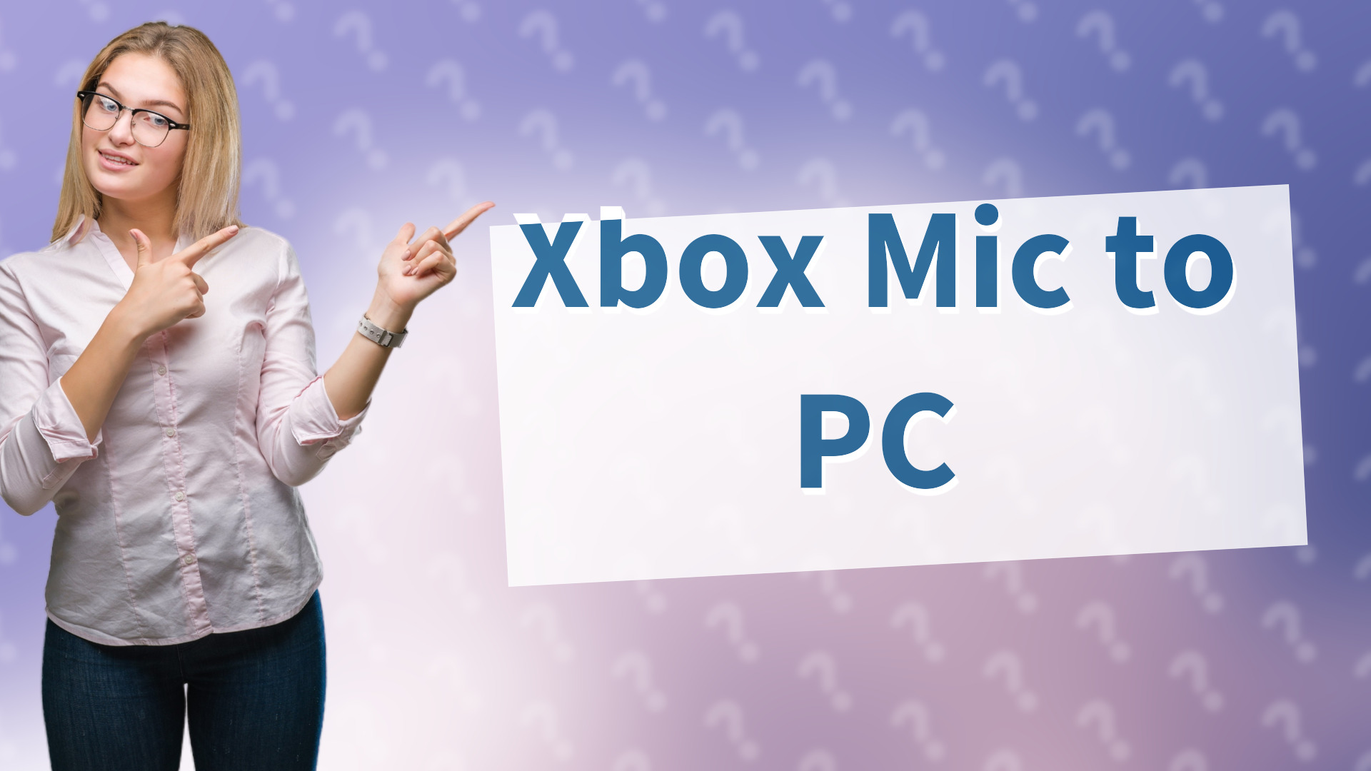 Xbox Mic to PC