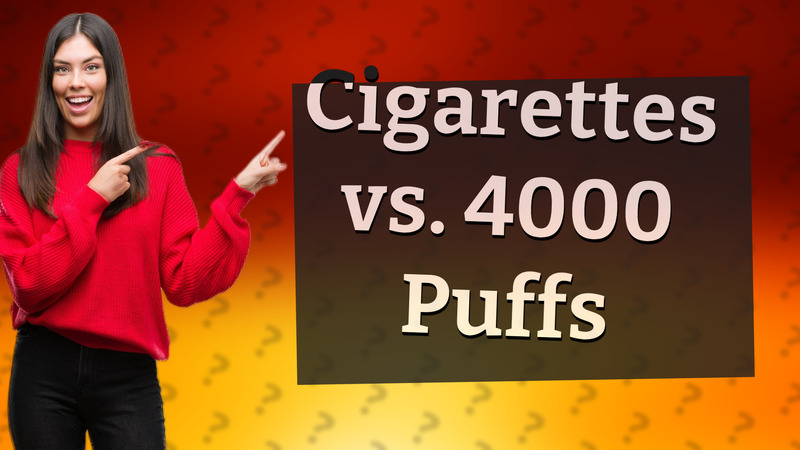 Cigarettes vs. 4000 Puffs