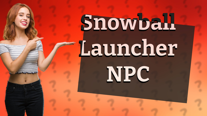 Snowball Launcher NPC