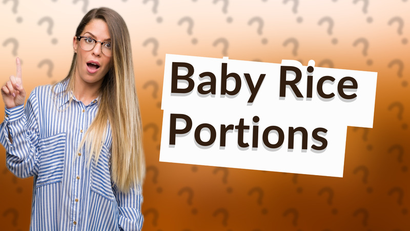 Baby Rice Portions
