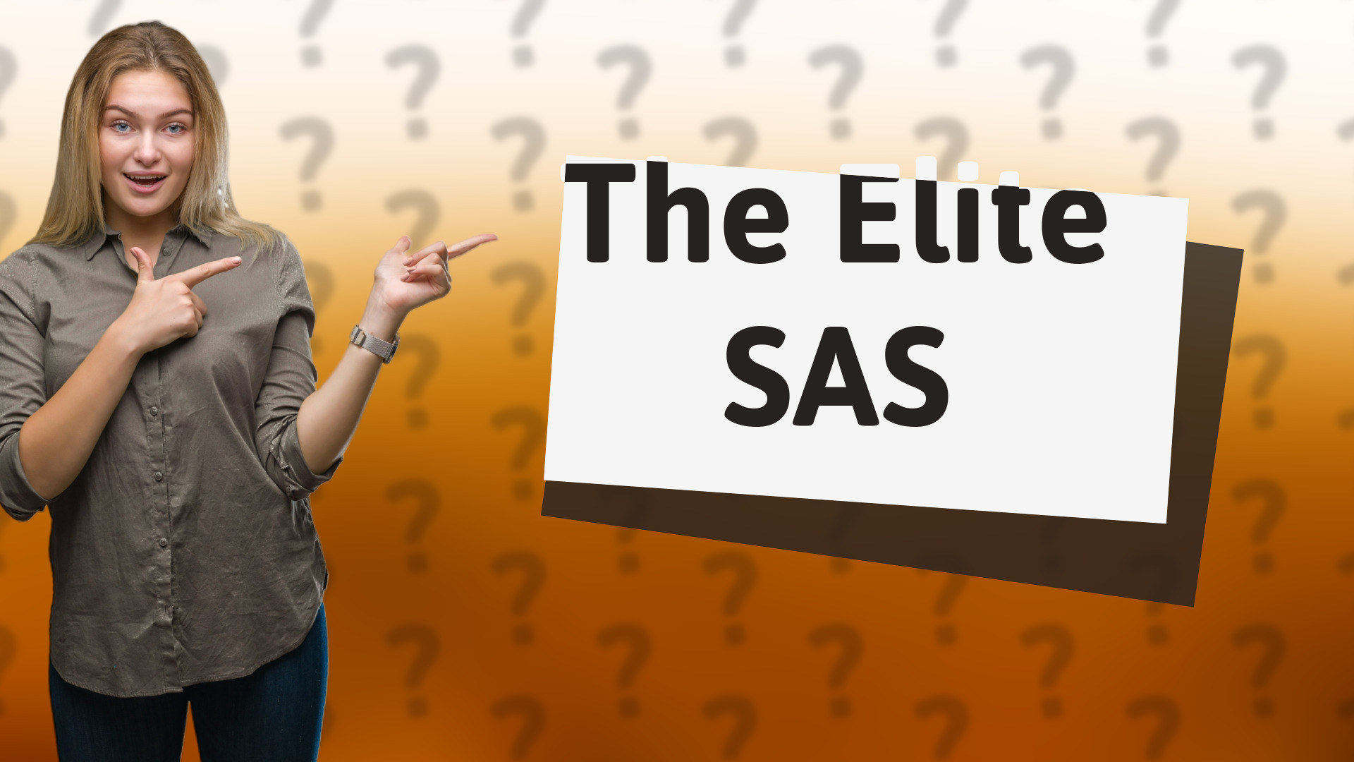 The Elite SAS