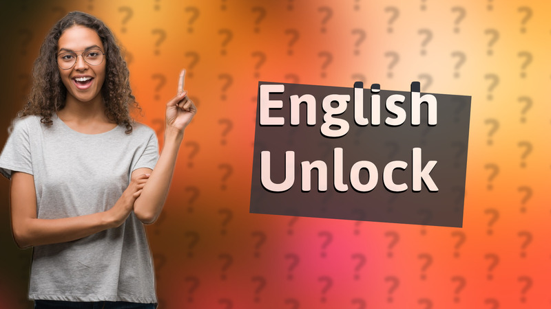 English Unlock