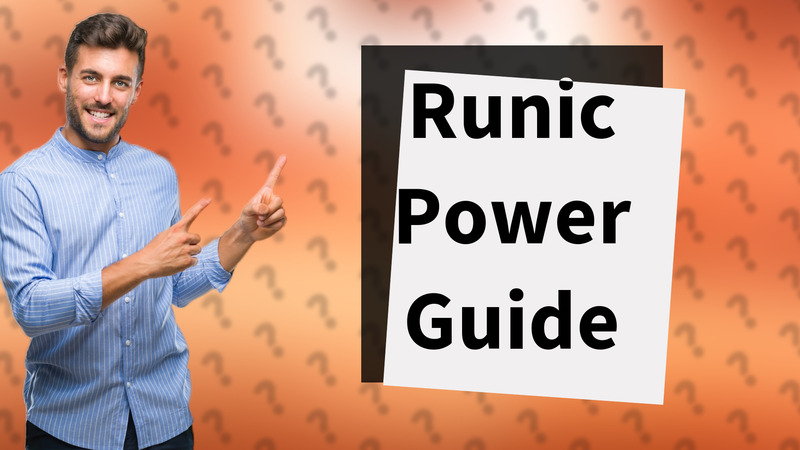Runic Power Guide
