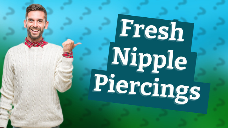 Fresh Nipple Piercings