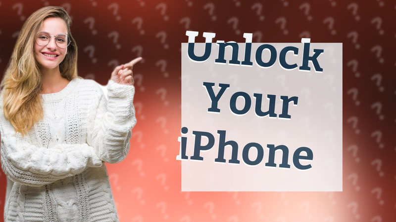Unlock Your iPhone