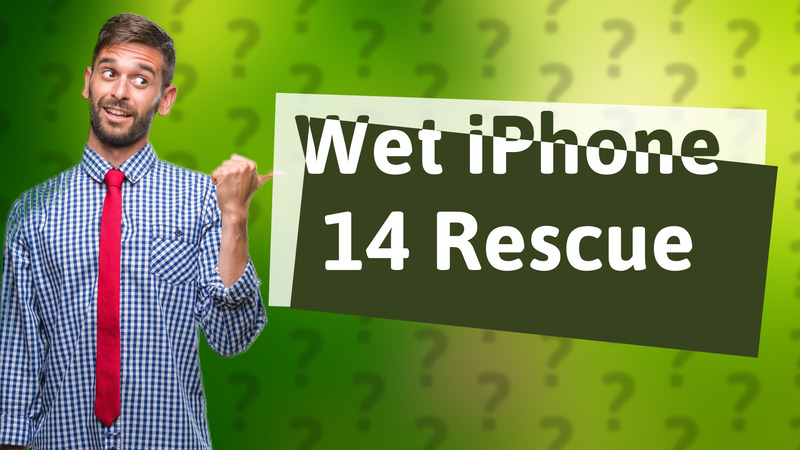 Wet iPhone 14 Rescue