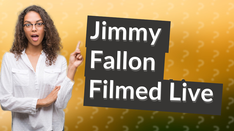 Jimmy Fallon Filmed Live