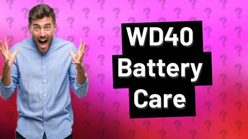 WD40 Battery Care