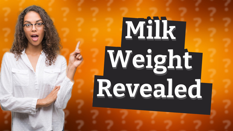 Milk Weight Revealed