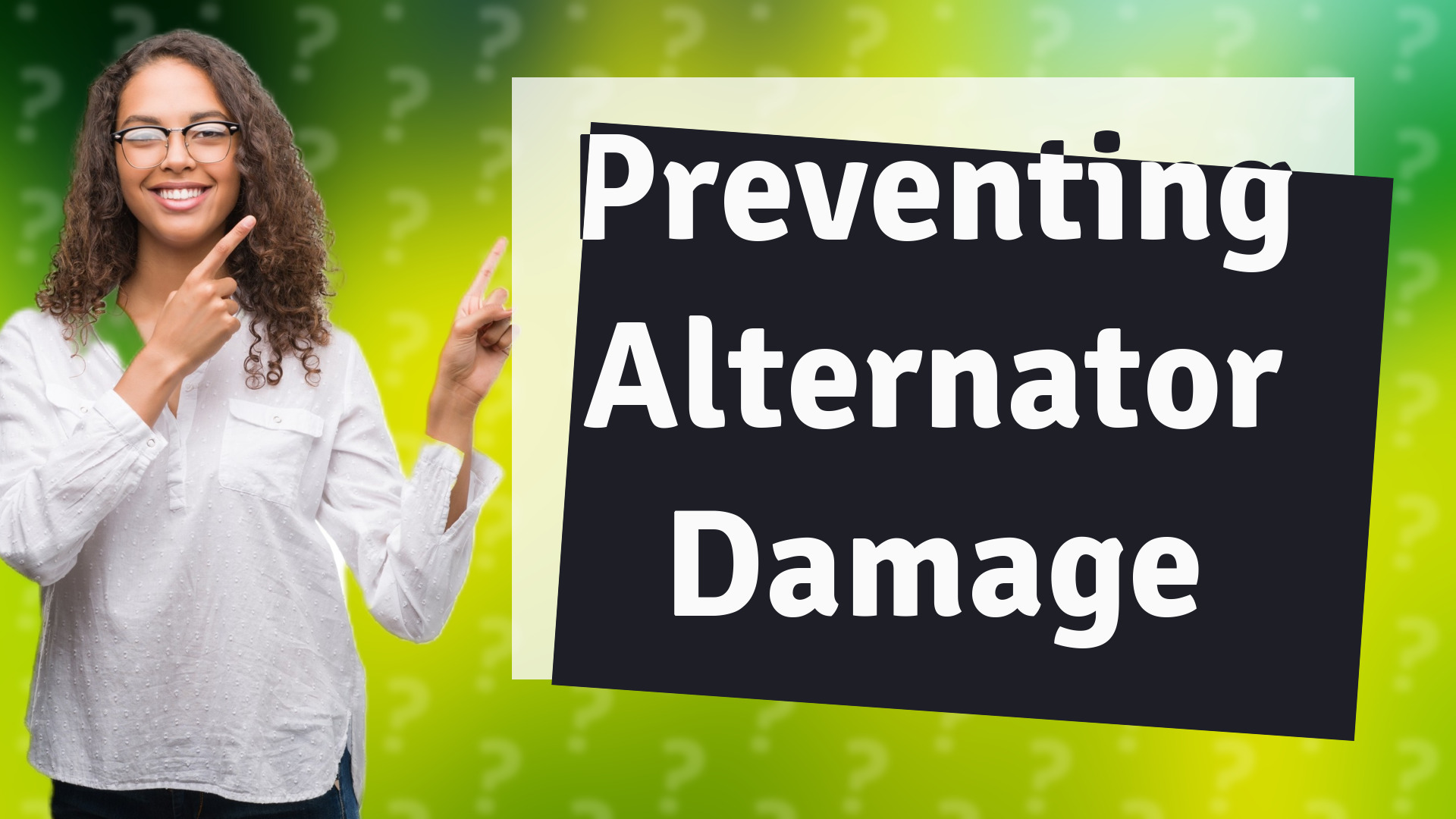 Preventing Alternator Damage