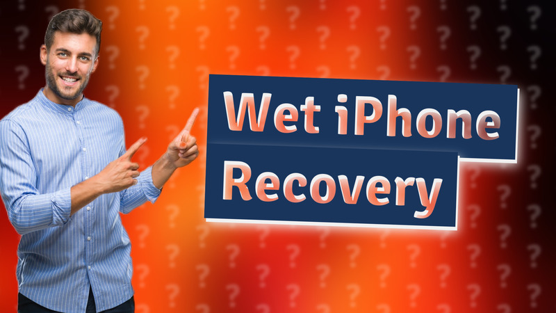 Wet iPhone Recovery