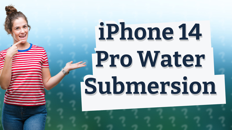 iPhone 14 Pro Water Submersion