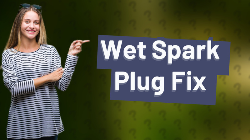 Wet Spark Plug Fix