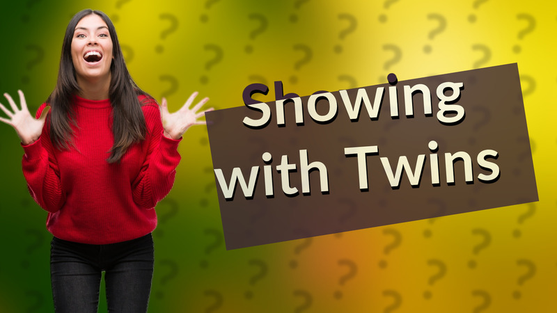 Showing with Twins
