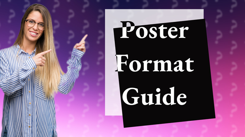 Poster Format Guide
