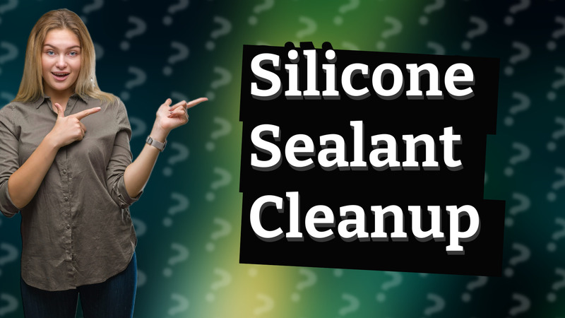 Silicone Sealant Cleanup