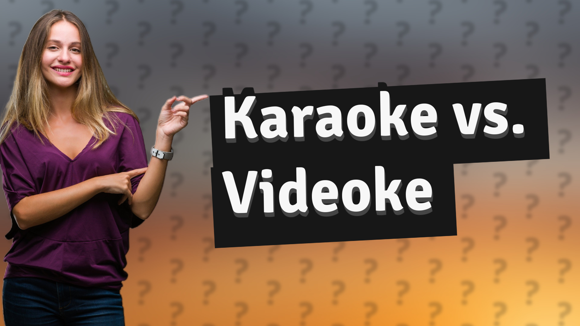 Karaoke vs. Videoke