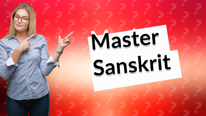 Master Sanskrit