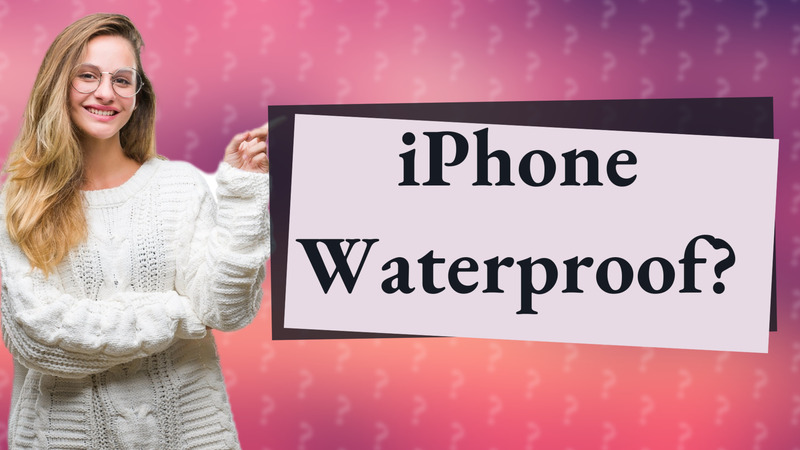 iPhone Waterproof?