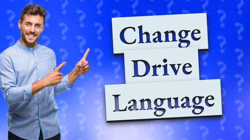 Change Drive Language