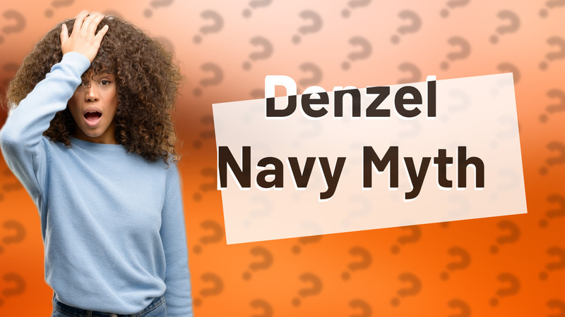 Denzel Navy Myth