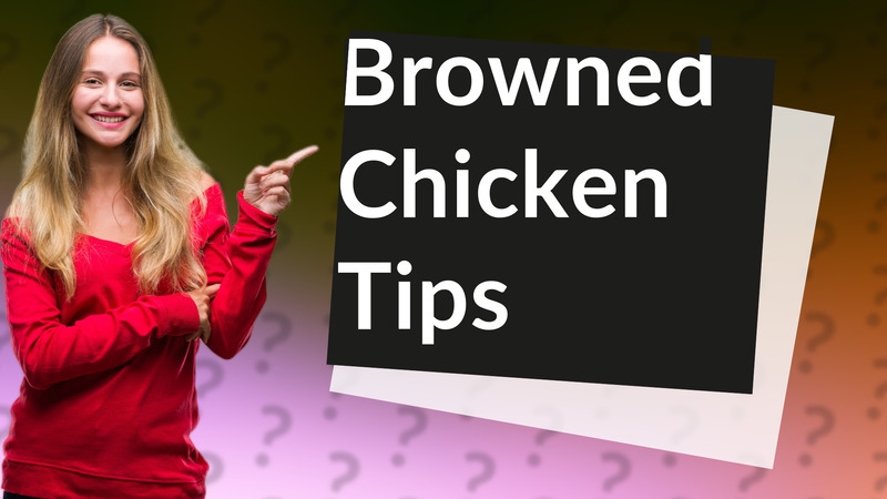 Browned Chicken Tips