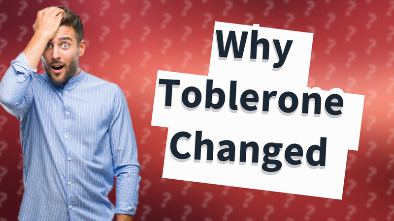 Why Toblerone Changed