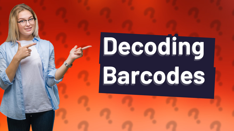 Decoding Barcodes
