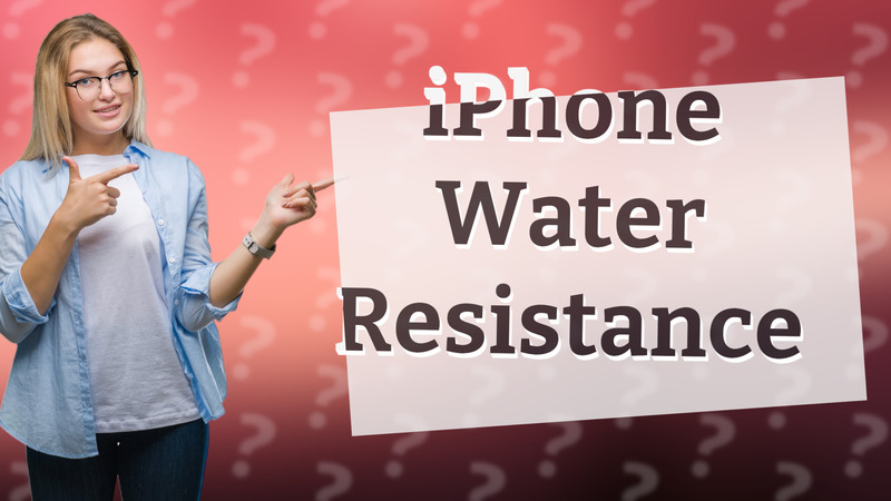 iPhone Water Resistance