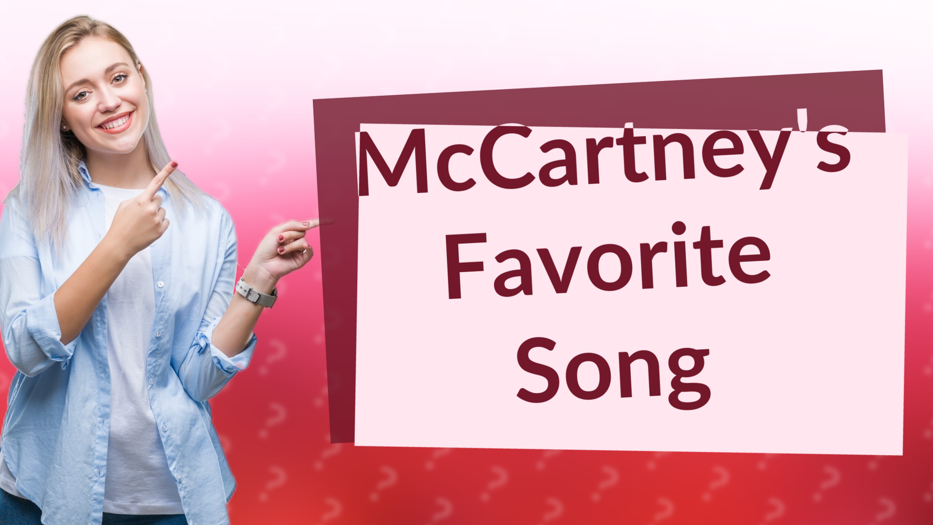 McCartney's Favorite Song