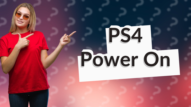 PS4 Power On