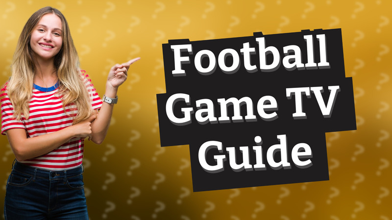 Football Game TV Guide