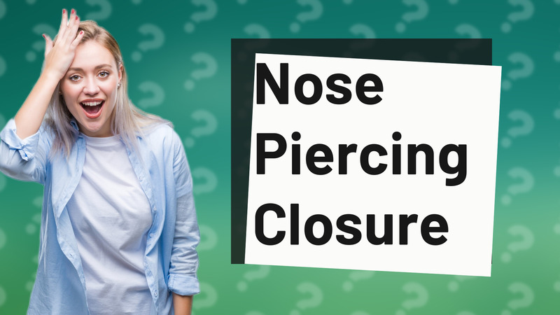 Nose Piercing Closure