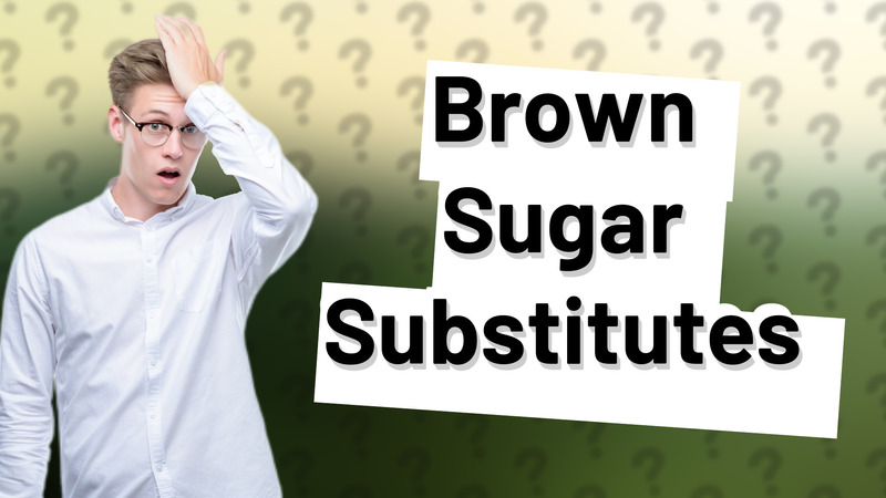 Brown Sugar Substitutes