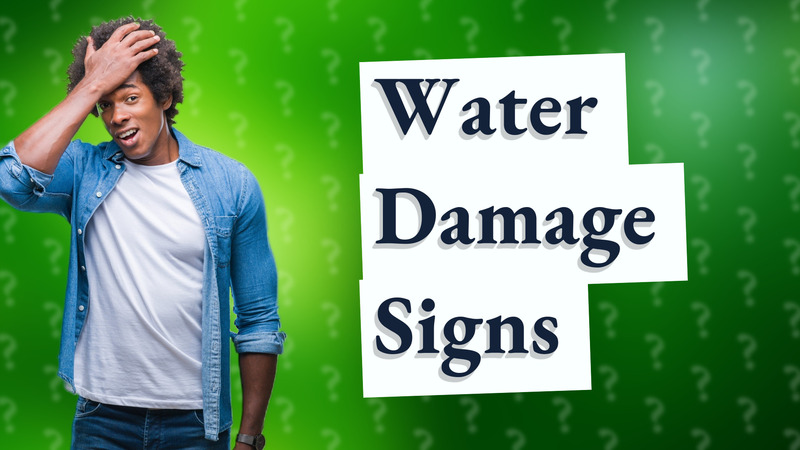 Water Damage Signs