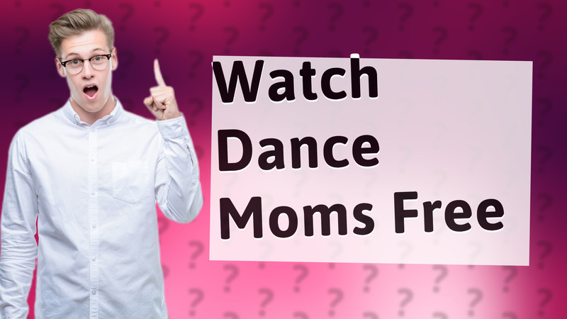 Watch Dance Moms Free