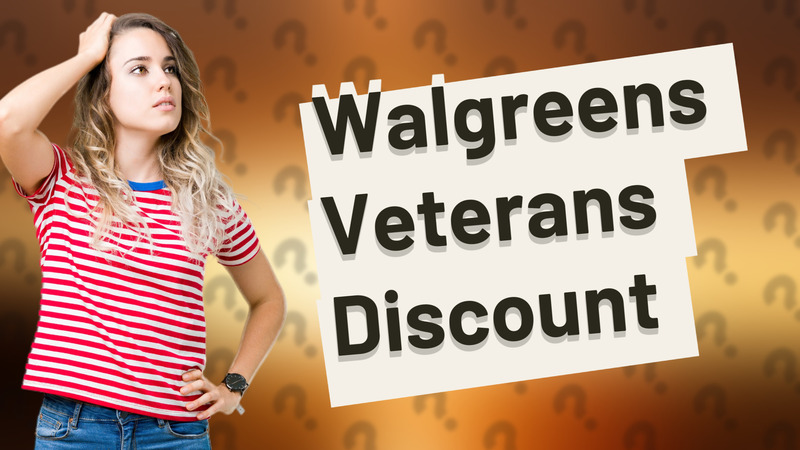 Walgreens Veterans Discount