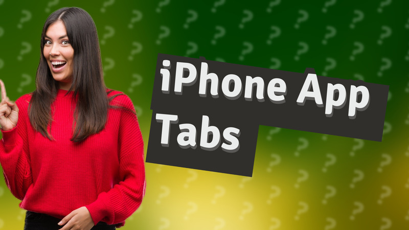 iPhone App Tabs