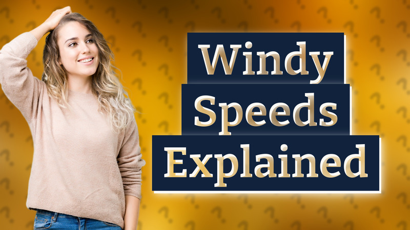 Windy Speeds Explained
