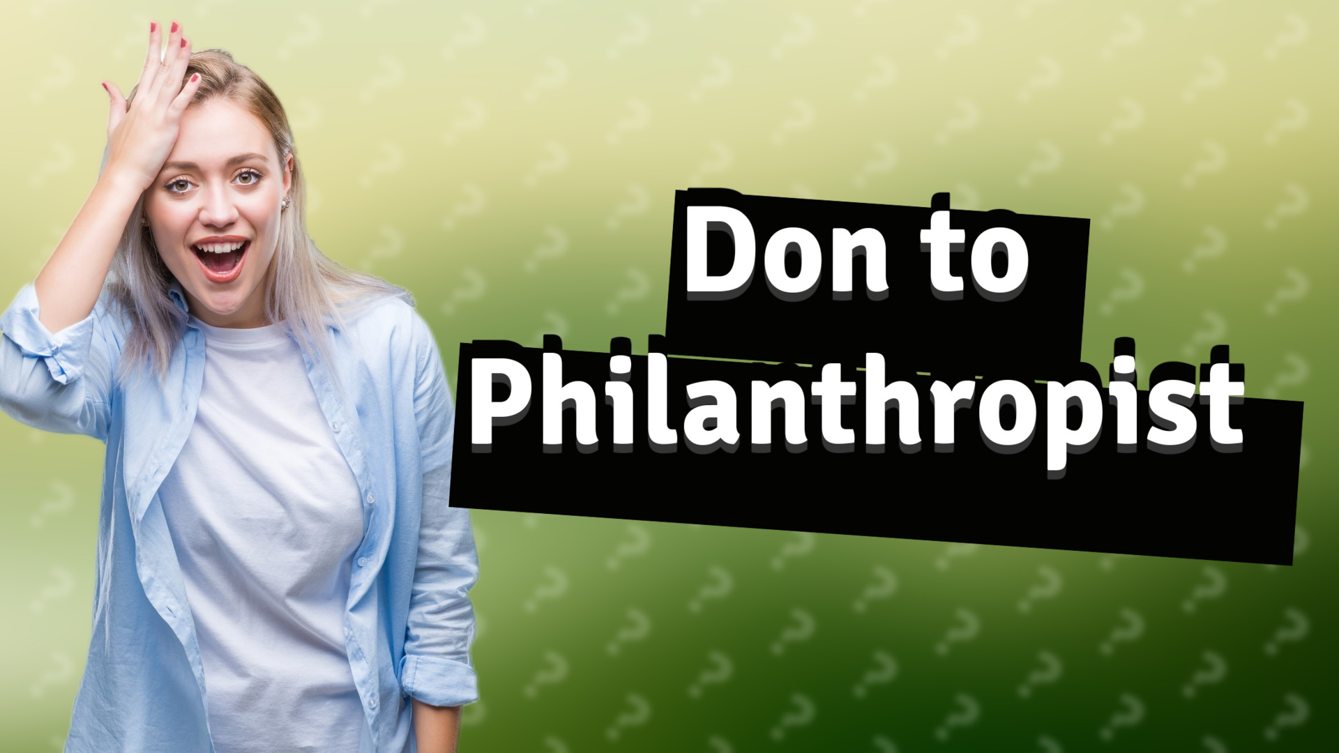 Don to Philanthropist