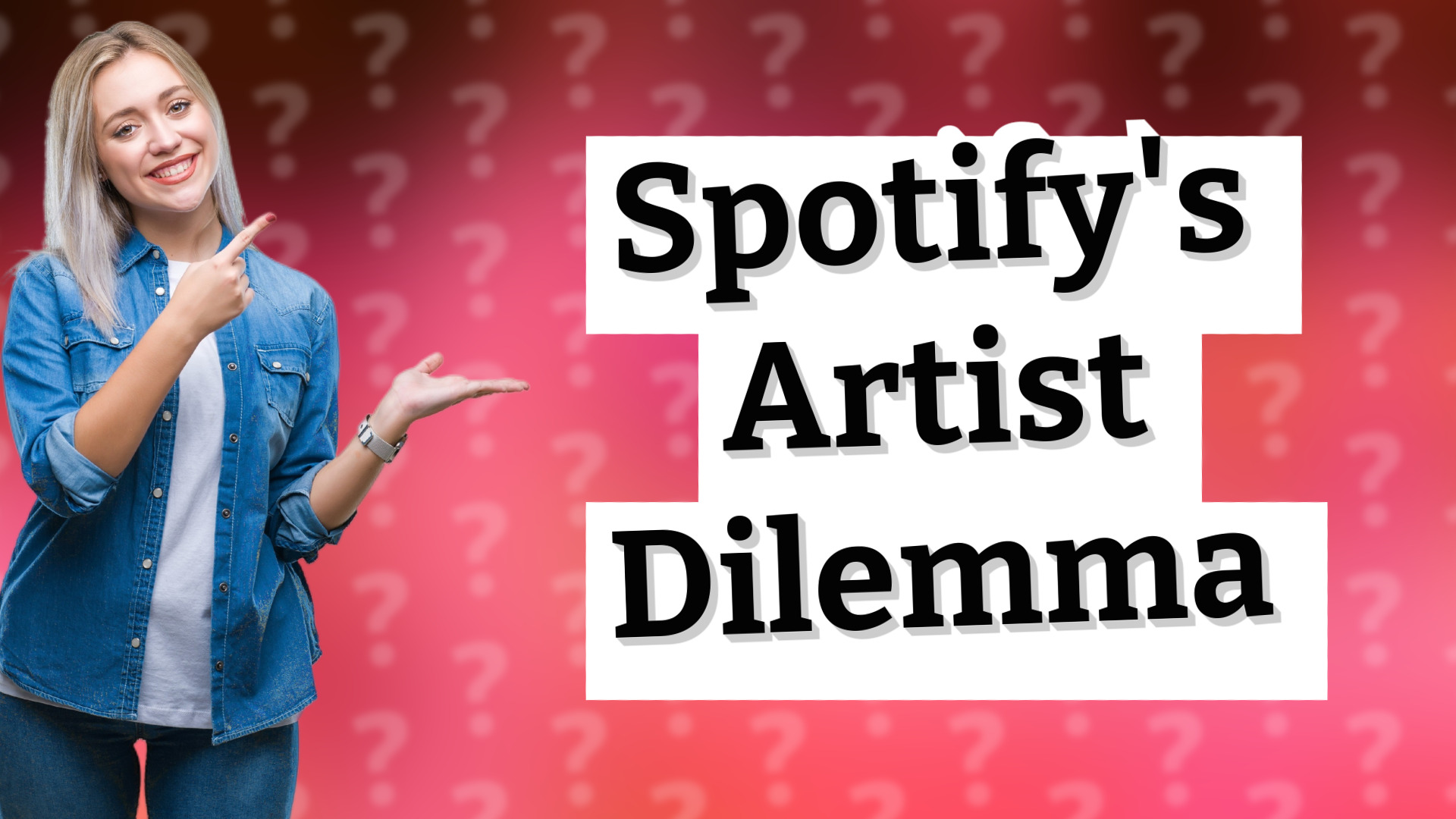 Spotify's Artist Dilemma